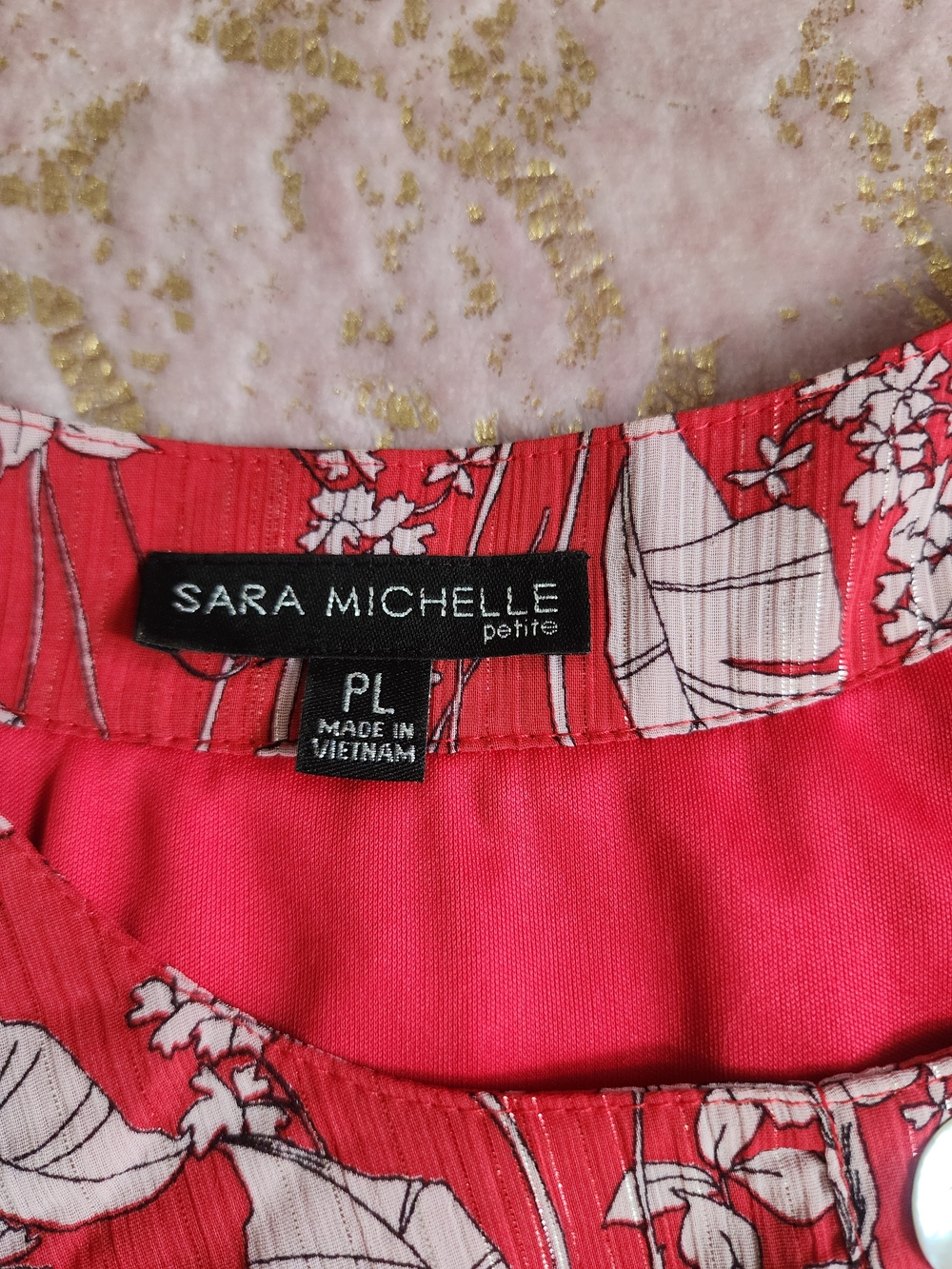 SARA MICHELLE | Red Floral Top - Picture 10 of 14